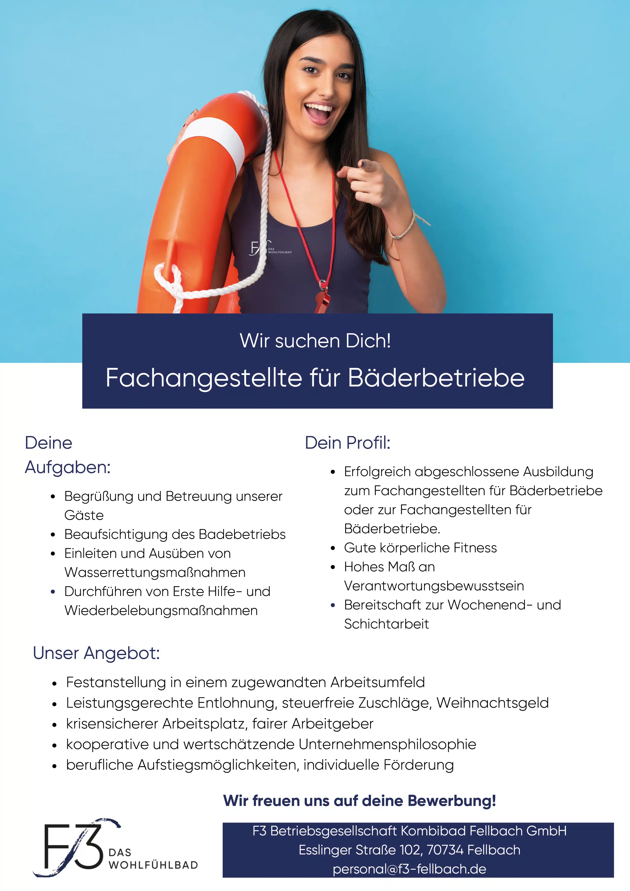 Fachangestellte für Bäderbetriebe F3 Das Wohlfühlbad